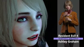 Resident Evil 4 - Ashley Graham × Black Stockings - Lite Version