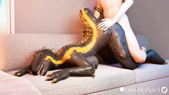 Furry Lizard Girl Doggystyle Sex - SFM Animation