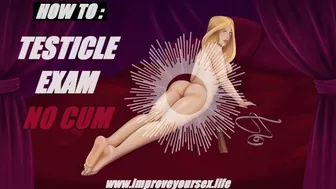 SHORT Testicle Exam NO CUM Audio JOI - ASMR Nurse Sex Education Health Penis Examination (F4M)