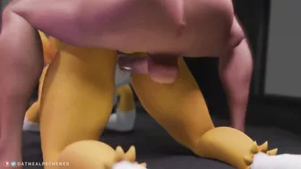 Furry porn with Renamon doing sex