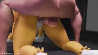 Furry porn with Renamon doing sex