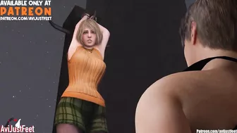 Ashley Tickle by Leon pt2 TRAILER Resident Evil 4 Remake Tickling