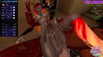 Overstimulated Hottie Squirts on Stream (vrchat erp)