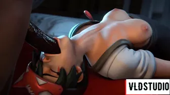 Kiriko PENETRATED By BBC & Overwatch Hentai