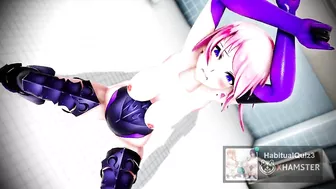 mmd r18 Mash Kyrielight ahegao sexy knight erotic 3d hentai