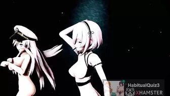 mmd r18 Enterprise and Sirius Azur Lane bitch cum swallow 3d hentai