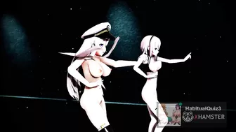 mmd r18 Enterprise and Sirius Azur Lane bitch cum swallow 3d hentai