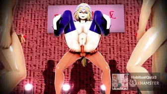 mmd r18 Jeanne A lot of alter azur line sexy milf bitch milky 3d hentai