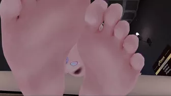 sweaty VTuber feet (POV)