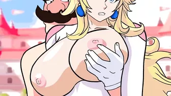 The Super Mario Bros Movie - Princess Peach and Mario Bros Have Sex Until He Cums Inside