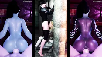 FUTANARI On Girl - Split Screen Compilation #11