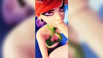 Vicky gives a BJ on the floor (BlenderKnight, ThePerfectSinTM)