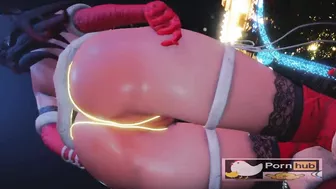 mmd r18 Lupin RubyRose Bikini Santa Outfit sexy bitch anal gape milf 3d hentai