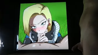 Dragon Ball HENTAI Android 18 Blowjob By Seeadraa Ep 186 (VIRAL)