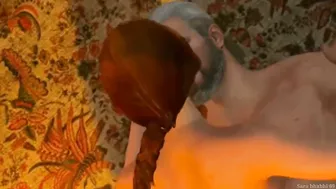 Geralt lost race to Cerys to win her in bed The Witcher 3