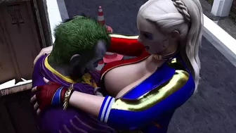 The Joker Fucks Harley Quinn in dirty Alley way