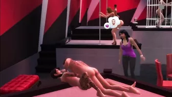 Sims - Public Sex At Strip Club