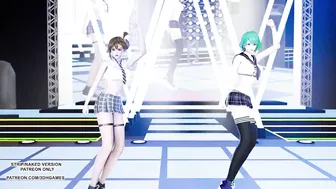 [MMD] Taylor Swift - Shake It Off Doa Tamaki Misaki Hot Teen Sexy Dance 4K School Uniform