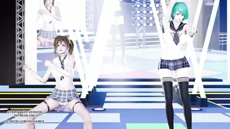 [MMD] Taylor Swift - Shake It Off Doa Tamaki Misaki Hot Teen Sexy Dance 4K School Uniform