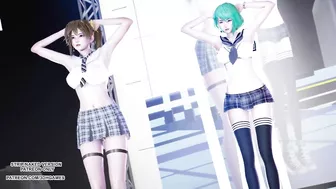 [MMD] Taylor Swift - Shake It Off Doa Tamaki Misaki Hot Teen Sexy Dance 4K School Uniform