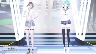 [MMD] Taylor Swift - Shake It Off Doa Tamaki Misaki Hot Teen Sexy Dance 4K School Uniform