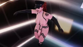 Brigitte Dangling Her Cock - Catwalk and Dancing