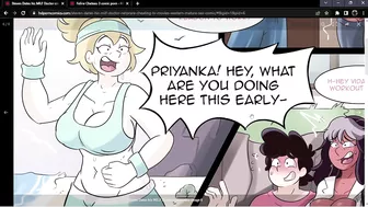 Steven Dates His Indian MILF Doctor Comic Porn