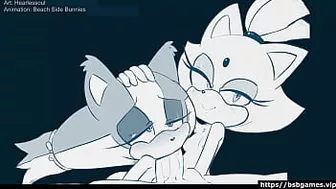 Blaze helps Sticks give a Blowjob