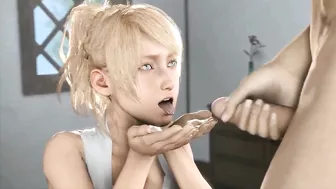 Lady Lunafreya Loves Her Cum