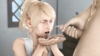 Lady Lunafreya Loves Her Cum