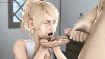 Lady Lunafreya Loves Her Cum