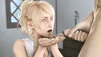 Lady Lunafreya Loves Her Cum