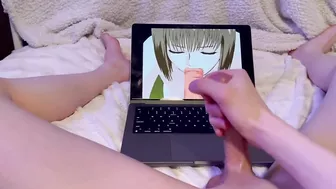 Futanari Watches Hentai To Warm Up Her Juices