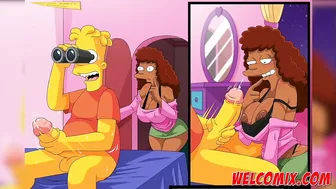 The neighbor's lover! Fucking the hot neighbor - The Simptoons