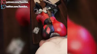 Harley Quinn Big Booty Doggystyle - Pov Doggystyle Creampie (3D HENTAI UNCENSORED) by SaveAss