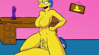 MARGE SIMPSON FUCKS HER SON WHILE HOMER IS WORKING