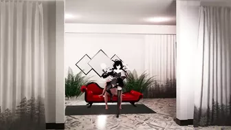 Luo Tianyi Vocaloid Hentai Dance and Sex MMD 3D Black Hair Color Edit Smixix