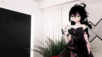 Luo Tianyi Vocaloid Hentai Dance and Sex MMD 3D Black Hair Color Edit Smixix