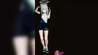 MMD-B Tall BluArc Time Moment bike-N - Emerald Suit Color Edit Smixix