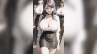 Japanese School Teacher Big Boobs AI Art