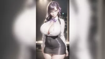 Japanese School Teacher Big Boobs AI Art