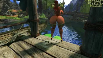 Skyrim SE THICC Gatita River Dance