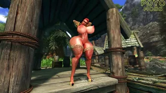 Skyrim SE THICC Gatita River Dance