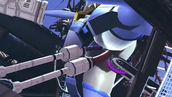 Robot Girl on a Sex Machine : 3D Hentai