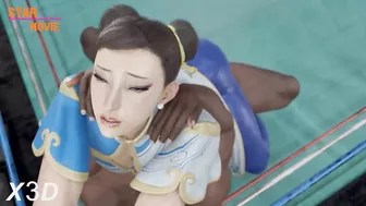 Street Fighter Chun-Li Fucks Hard In The Ring Hentai 3D