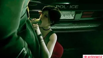 Ada Wong Blacked By MrX Blowjob & Anal Stretch