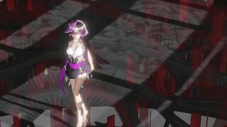 Ramesses Genshin Layla Wiggle Wiggle Dance and Sex - Purple clothes color edit smixix