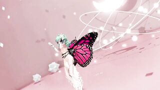 Miku x insect - Soft Green Hair Color Edit smixix