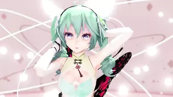 Miku x insect - Soft Green Hair Color Edit smixix