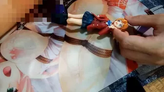 制服JCフィギュアにぶっかけ顔射オナニーキモオタク男の喘ぎ声あり【ふたりはプリキュア美墨なぎさ(キュアブラック)】